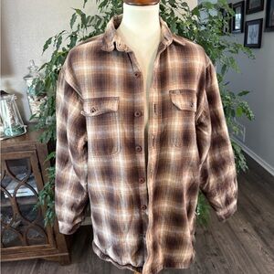 Plaid Brown Men's Jacket